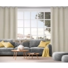 Záves 140x250 cm zamatový béžový na kovové krúžky NITA