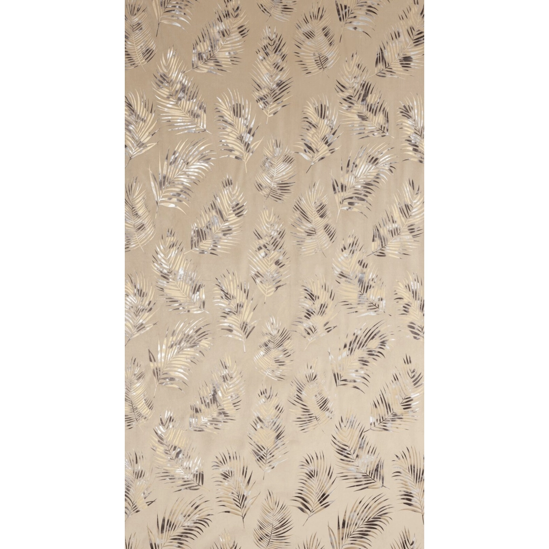 Závěs 140x250 cm sametový béžový šampaňský na kovové kroužky GLORIA