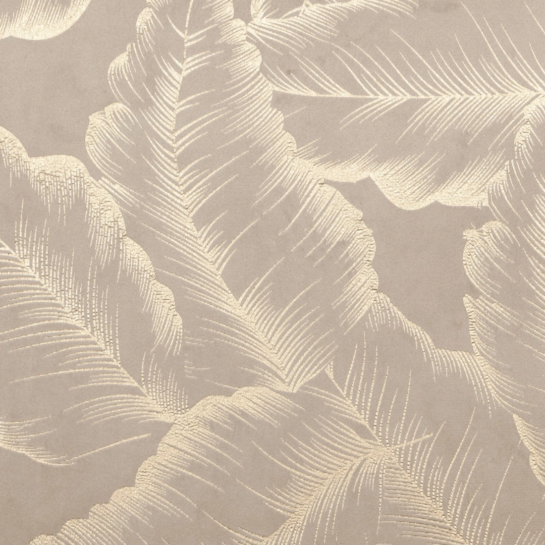 Sametový závěs 140x250 cm béžový šampaňský na kovové kroužky MILENA