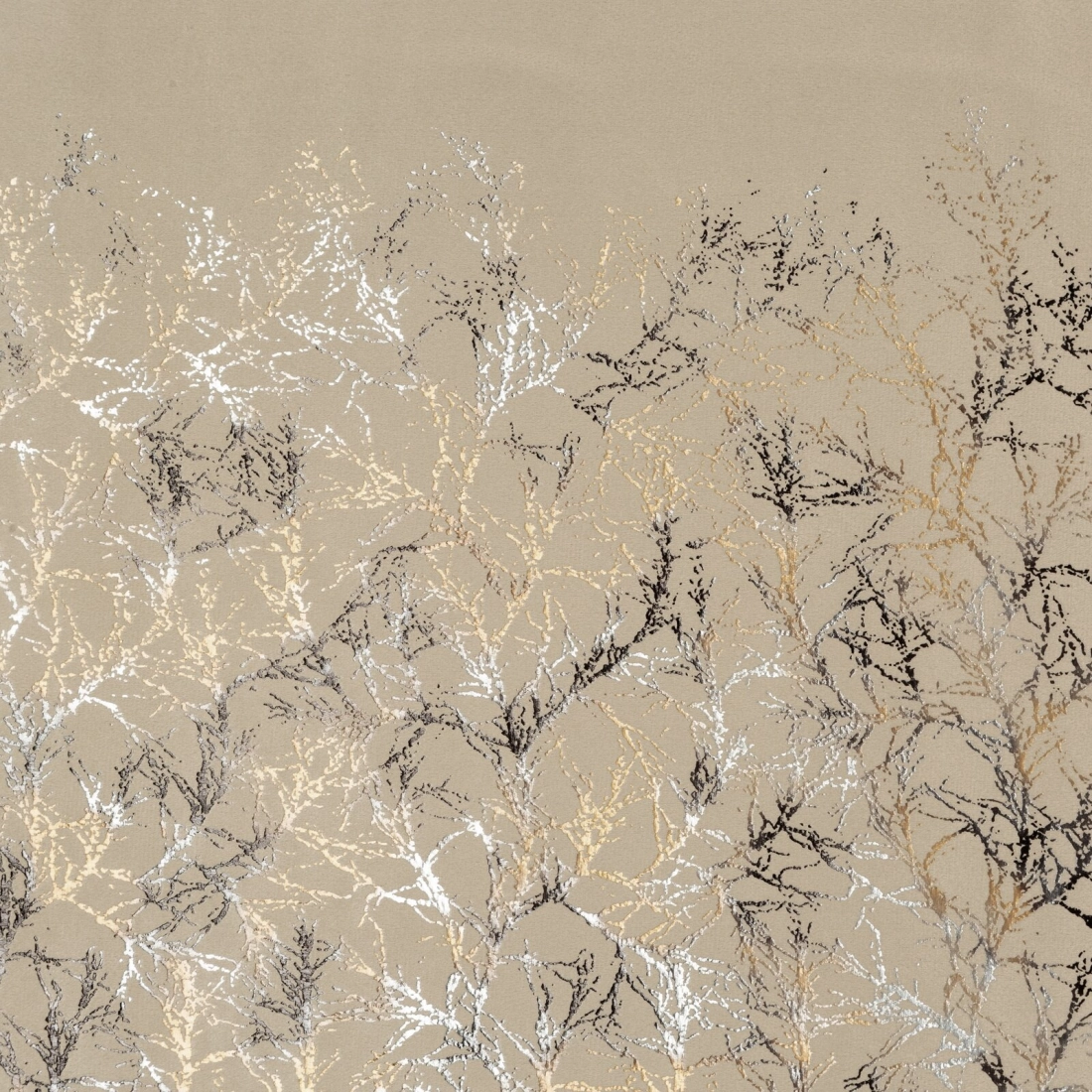 Závěs 140x250 cm sametový béžový šampaňský na kovové kroužky TORI