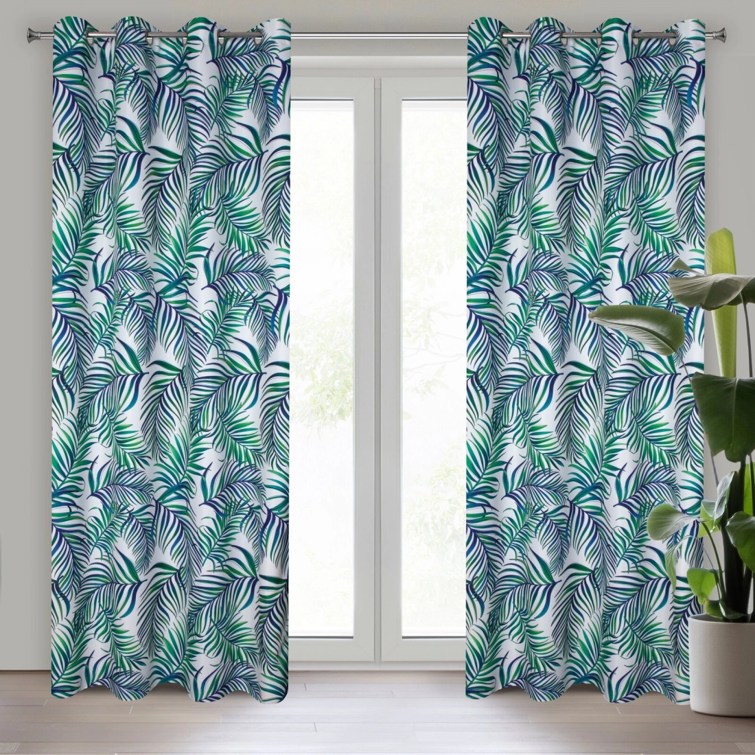 Záves 140x250 cm zamatový bielo-granátový na kovové krúžky PALMAS