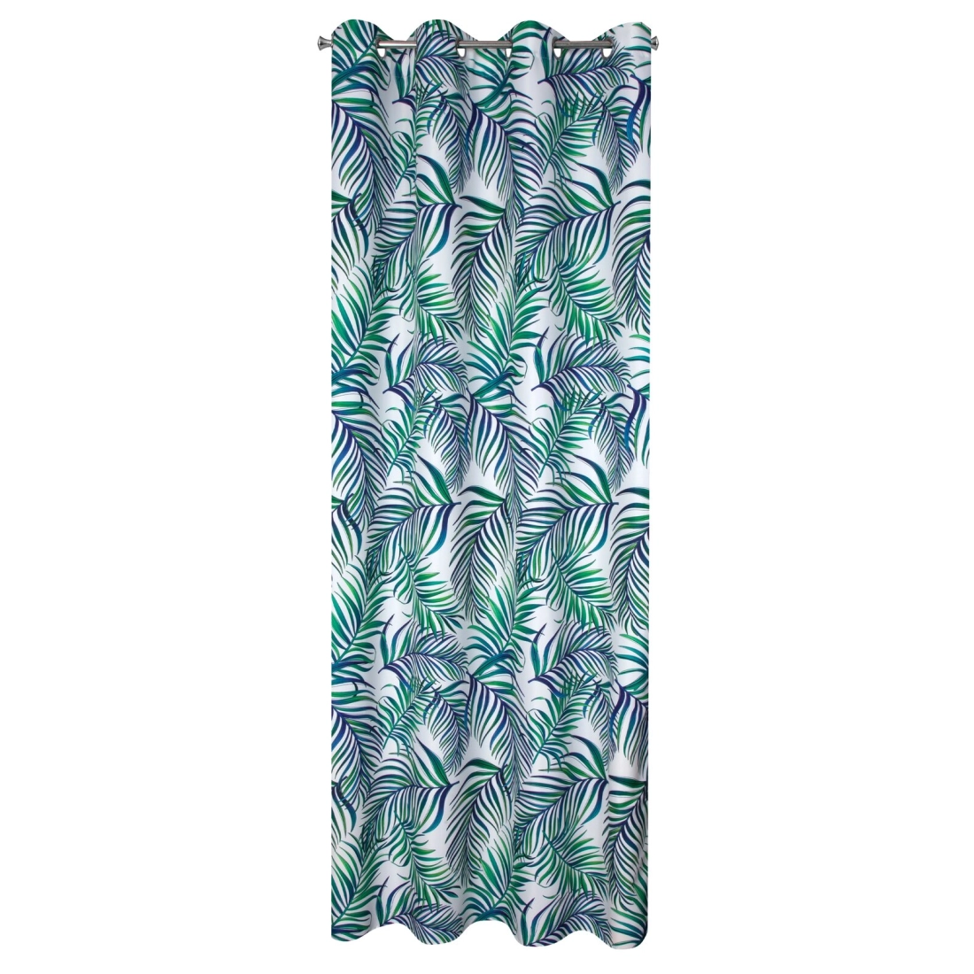 Záves 140x250 cm zamatový bielo-granátový na kovové krúžky PALMAS