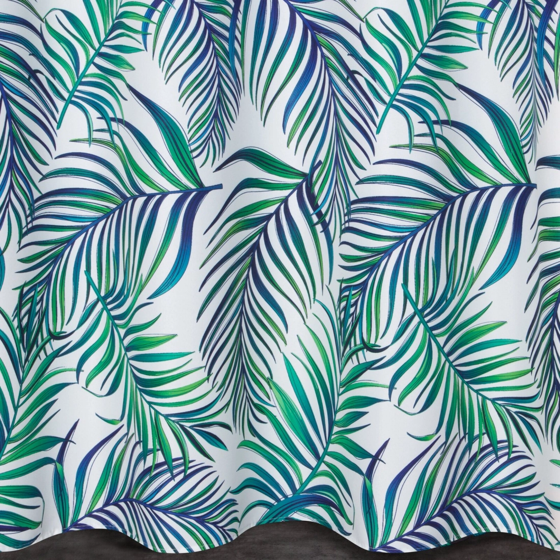 Záves 140x250 cm zamatový bielo-granátový na kovové krúžky PALMAS