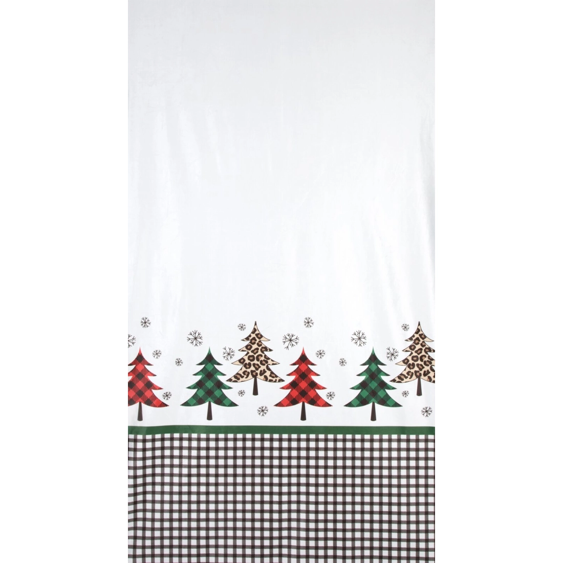 Záves 140x250 cm zamatový bielo‑čierny na kovové krúžky GERDA