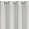 Záves 140x250 cm zamatový biely na kovové krúžky ARIADNA