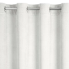 Záves 140x250 cm zamatový biely na kovové krúžky ELIZA