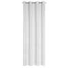Záves 140x250 cm zamatový biely na kovové krúžky ISLA
