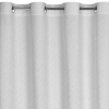 Záves 140x250 cm zamatový biely na kovové krúžky ISLA