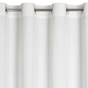 Záves 140x250 cm zamatový biely na kovové krúžky PASCAL