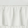 Záves 140x250 cm zamatový biely na kovové krúžky SAMI