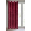 Záves 140x250 cm zamatový bordový na kovové krúžky RIA Diva Line