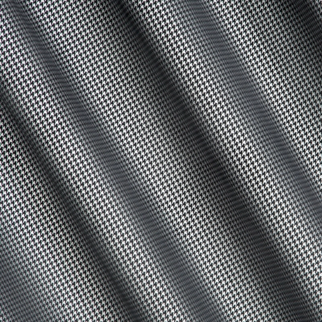 Záves 140x250 cm zamatový čierno-strieborný na kovové krúžky DARCY