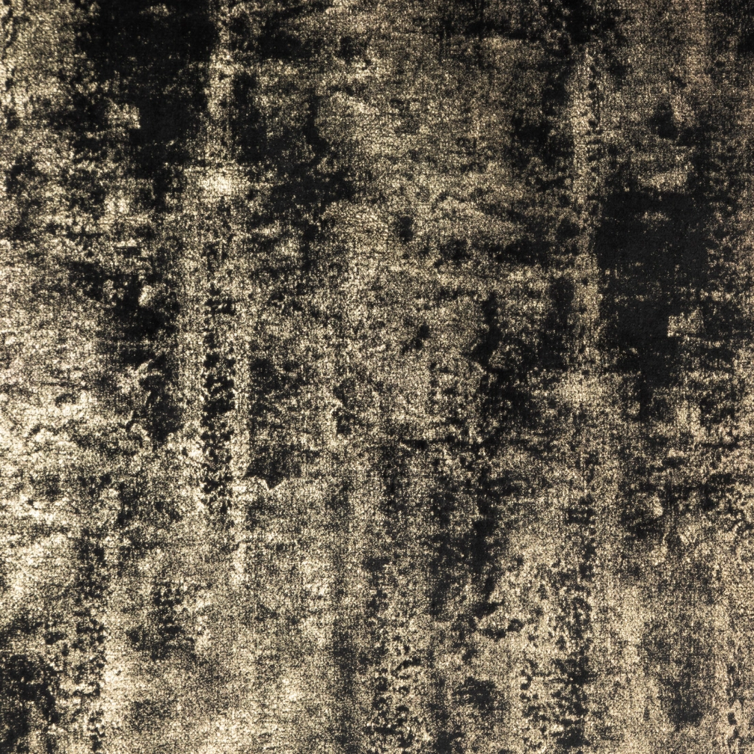 Záves 140x250 cm zamatový čierno zlatý na kovové krúžky RENIA