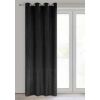 Záves 140x250 cm zamatový čierny na kovové krúžky ARIADNA