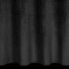 Záves 140x250 cm zamatový čierny na kovové krúžky ARIADNA