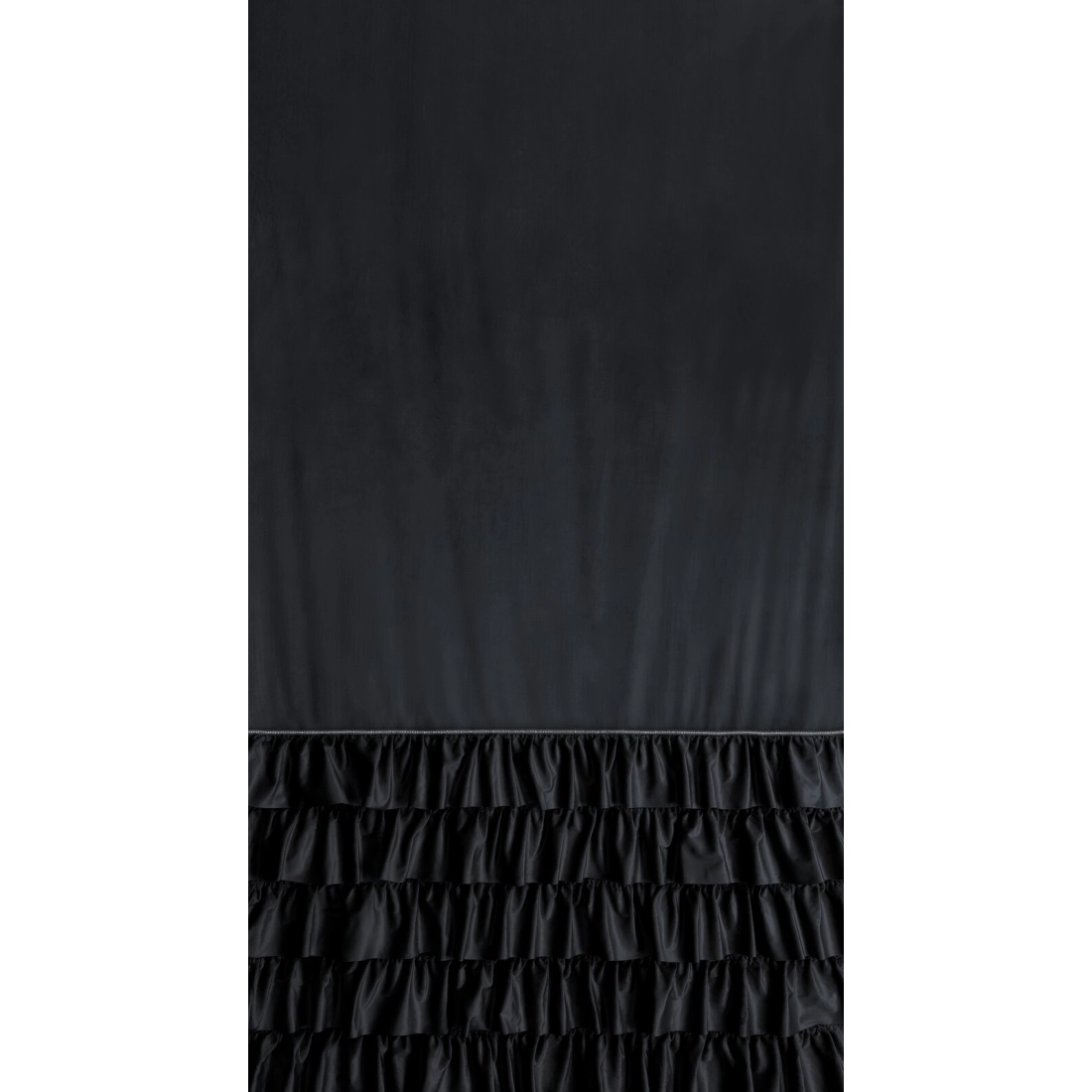 Záves 140x250 cm zamatový čierny na kovové krúžky CARLI