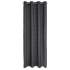 Záves 140x250 cm zamatový čierny na kovové krúžky Pierre Cardin