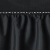 Záves 140x250 cm zamatový čierny na kovové krúžky SAMI