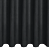 Záves 140x250 cm zamatový čierny na kovové krúžky SAMI