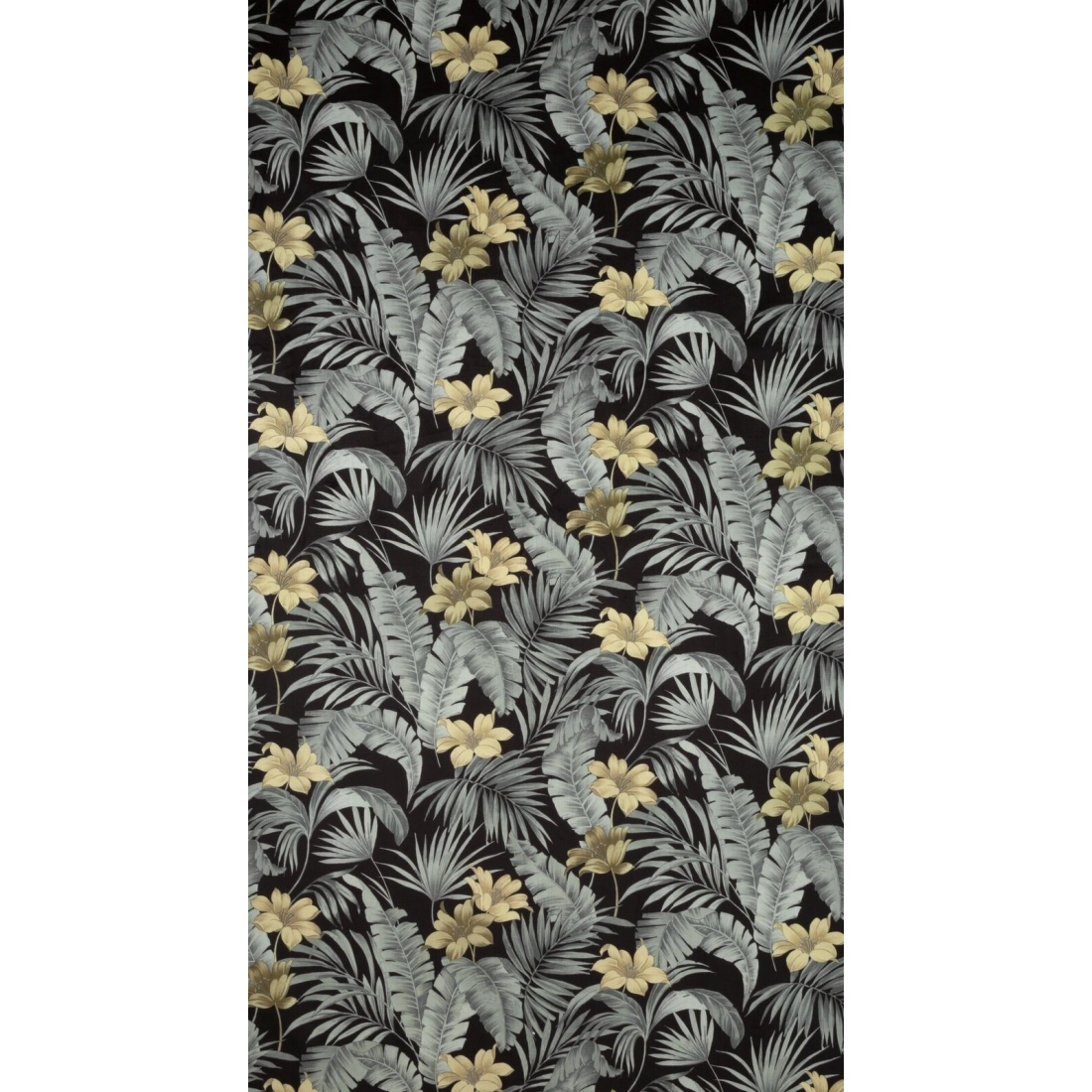 Záves 140x250 cm zamatový čierny, oceľový na kovové krúžky LOREN