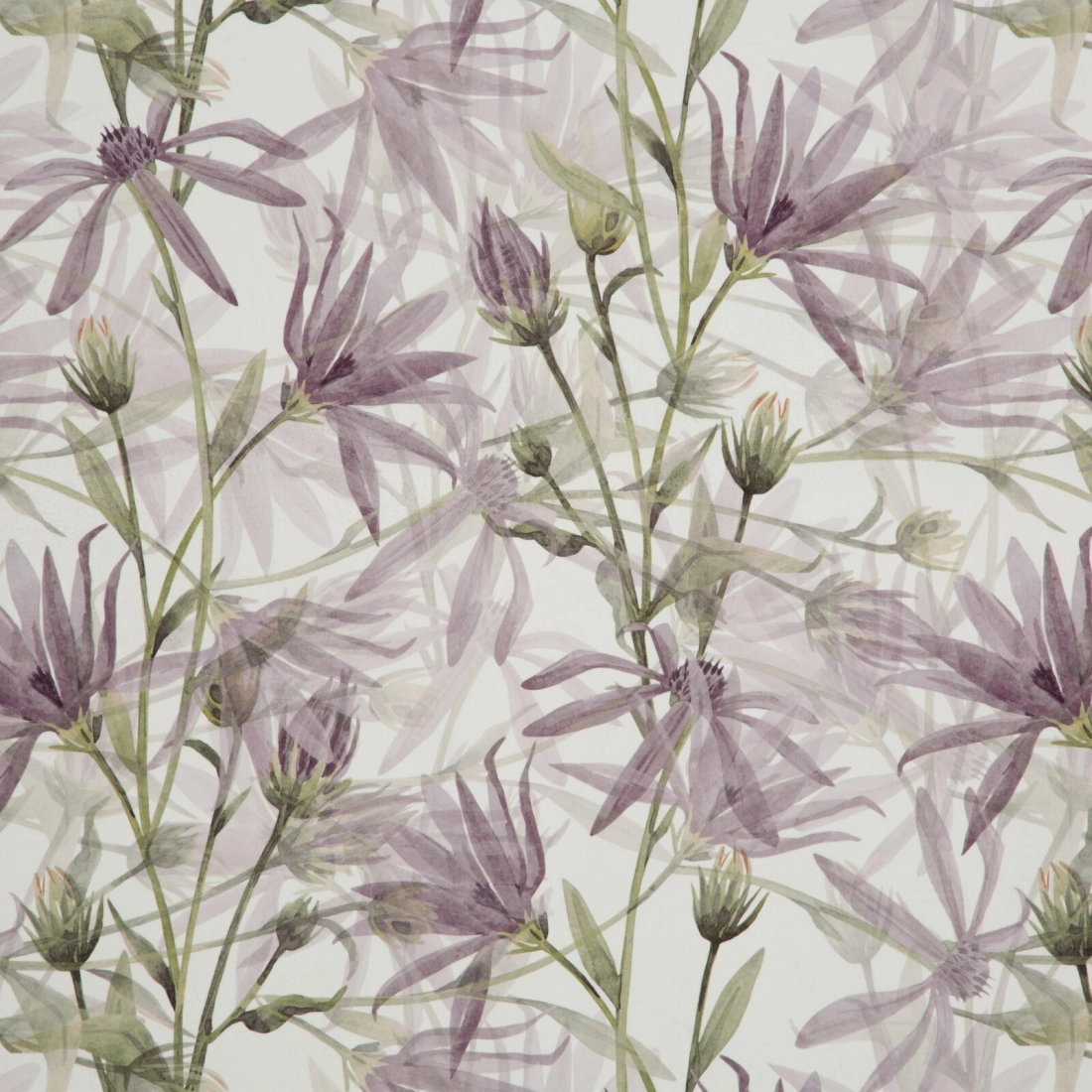 Záves 140x250 cm zamatový fialový zelený na kovové krúžky TESSA