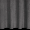 Záves 140x250 cm zamatový grafitový na kovové krúžky ARIADNA