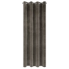 Diva Line grafit bársonyfüggöny 140x250 cm fémkarikákkal