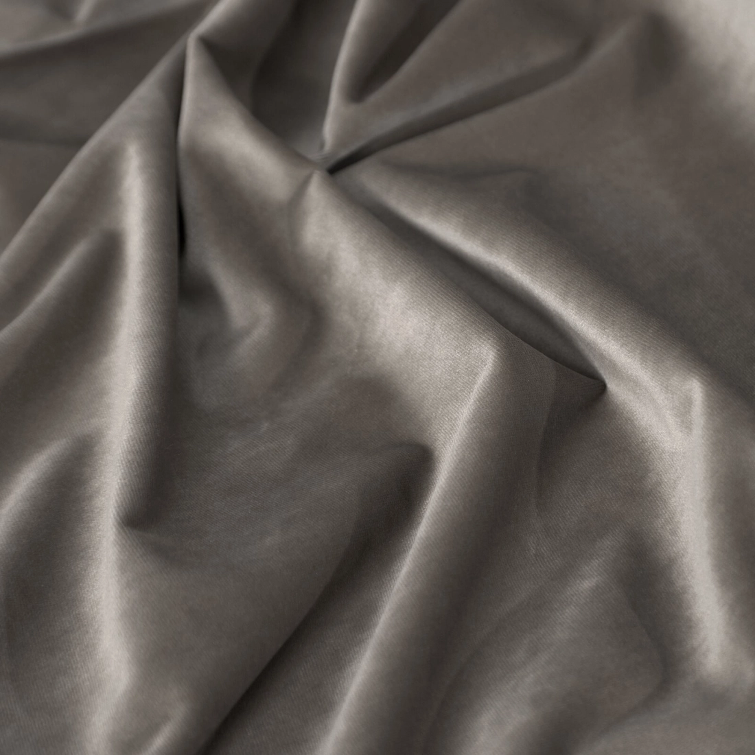 Diva Line grafit bársonyfüggöny 140x250 cm fémkarikákkal