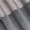 Záves 140x250 cm zamatový grafitový, zlatý na kovové krúžky AGNES Design 91