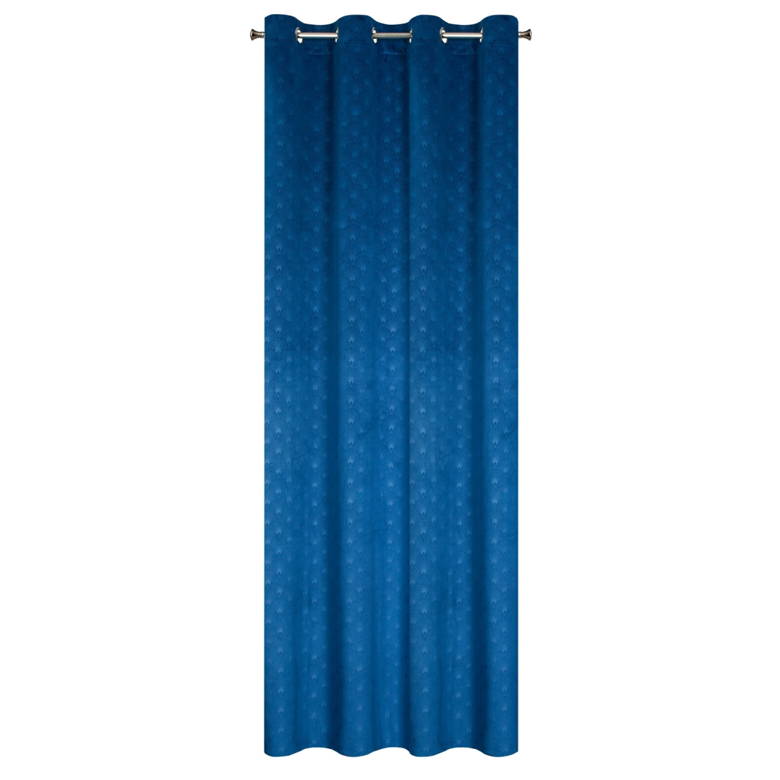 Záves 140x250 cm zamatový granátový na kovové krúžky JULIA