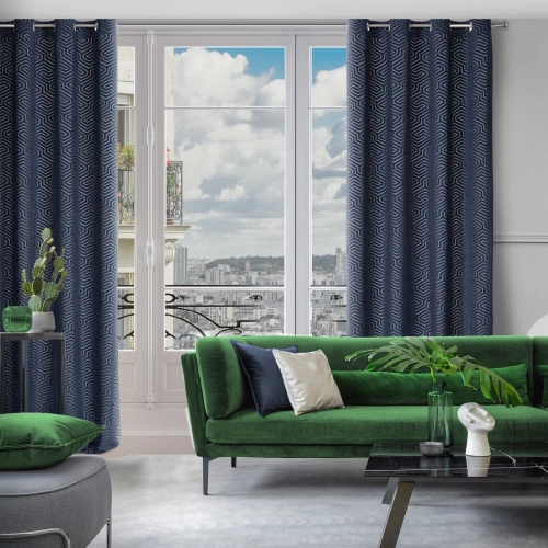 Záves 140x250 cm zamatový granátový na kovové krúžky Pierre Cardin