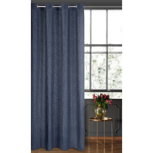 Záves 140x250 cm zamatový granátový na kovové krúžky Pierre Cardin