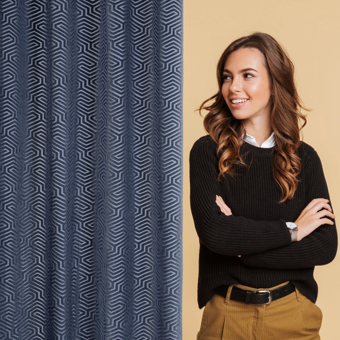 Záves 140x250 cm zamatový granátový na kovové krúžky Pierre Cardin