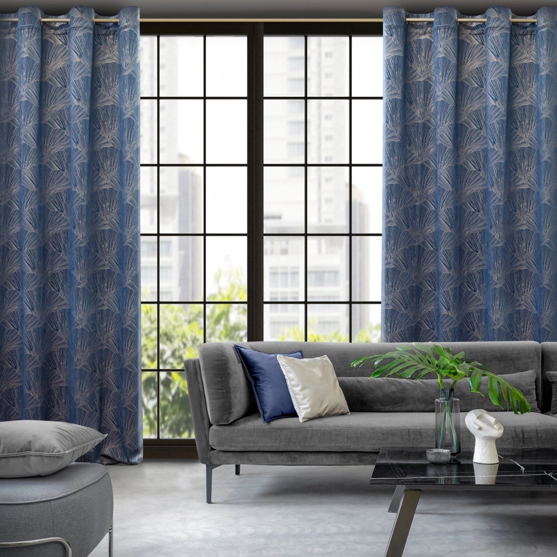 Záves 140x250 cm zamatový granátový, šampanský na kovové krúžky GOJA Pierre Cardin