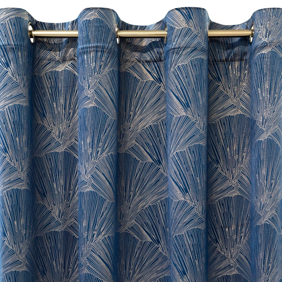 Záves 140x250 cm zamatový granátový, šampanský na kovové krúžky GOJA Pierre Cardin