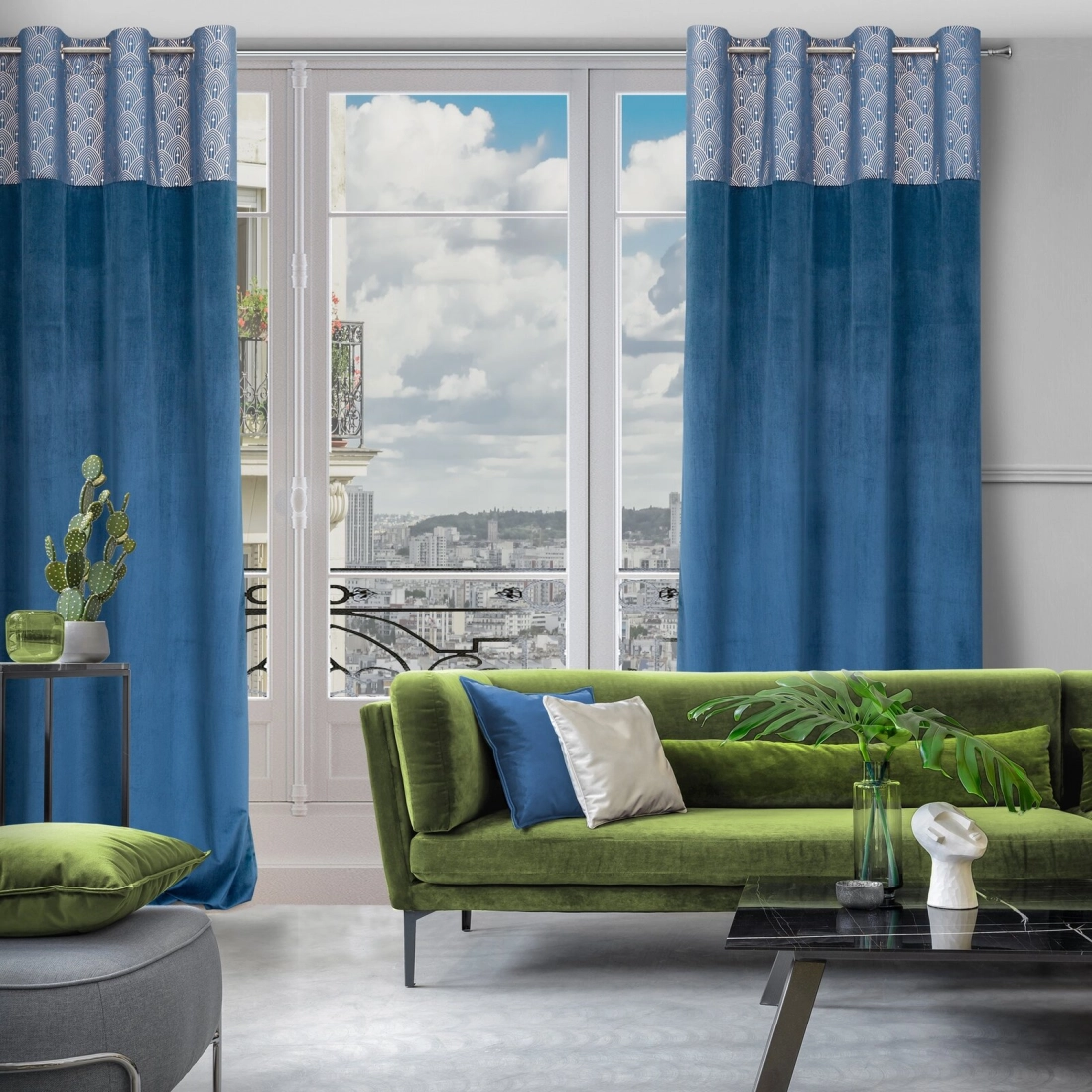 Záves 140x250 cm zamatový granátový, zlatý na kovové krúžky AGNES