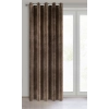 Záves 140x250 cm zamatový hnedý na kovové krúžky VILLA