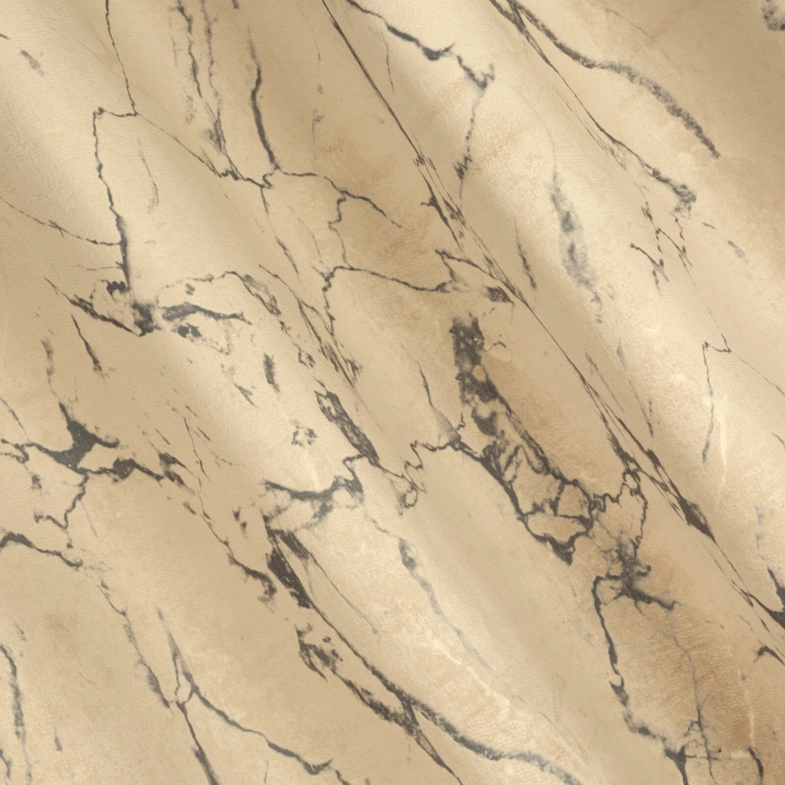 Záves 140x250 cm zamatový krémový grafitový na kovové krúžky WERA