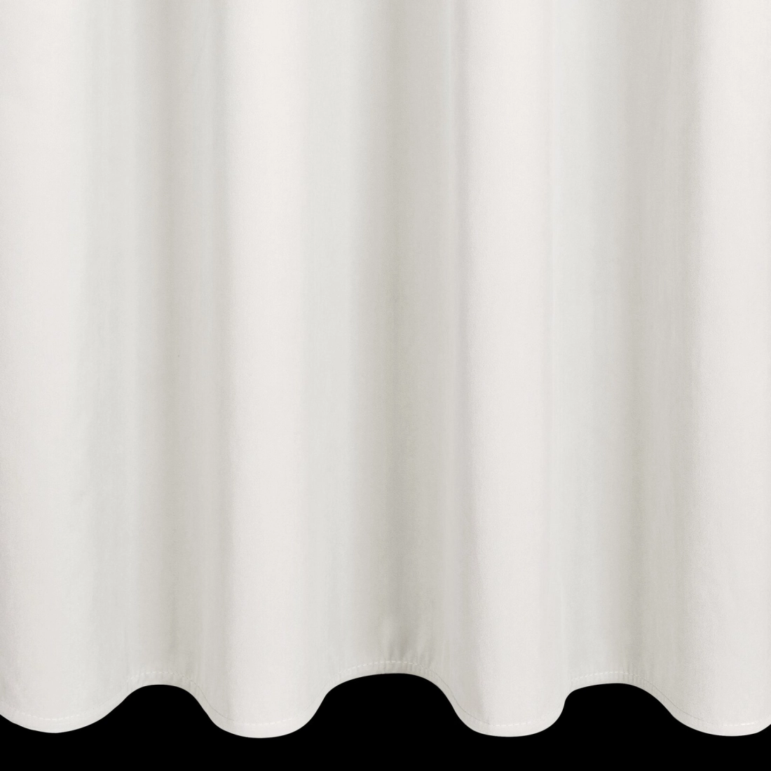 Záves 140x250 cm zamatový krémový na kovové krúžky NITA