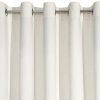 Záves 140x250 cm zamatový krémový na kovové krúžky RIA Diva Line