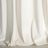 Záves 140x250 cm zamatový krémový na kovové krúžky VILLA