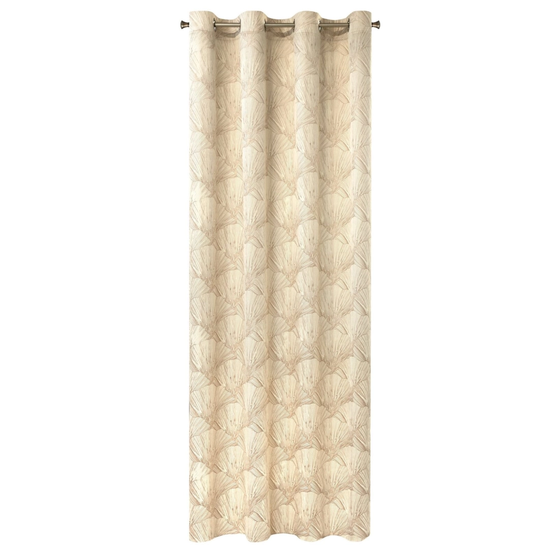 Záves 140x250 cm zamatový krémový, šampanský na kovové krúžky GOJA - Pierre Cardin