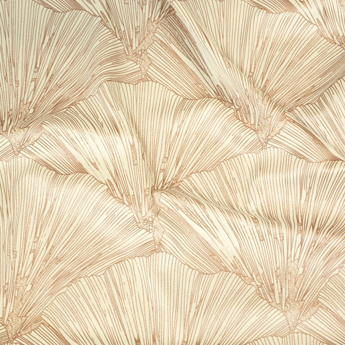 Záves 140x250 cm zamatový krémový, šampanský na kovové krúžky GOJA - Pierre Cardin