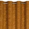 Záves 140x250 cm zamatový medový na kovové krúžky OCTAVIA
