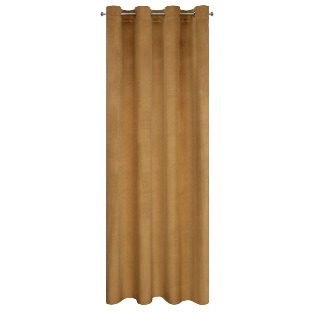 Záves 140x250 cm zamatový medový na kovové krúžky ROSA Design 91
