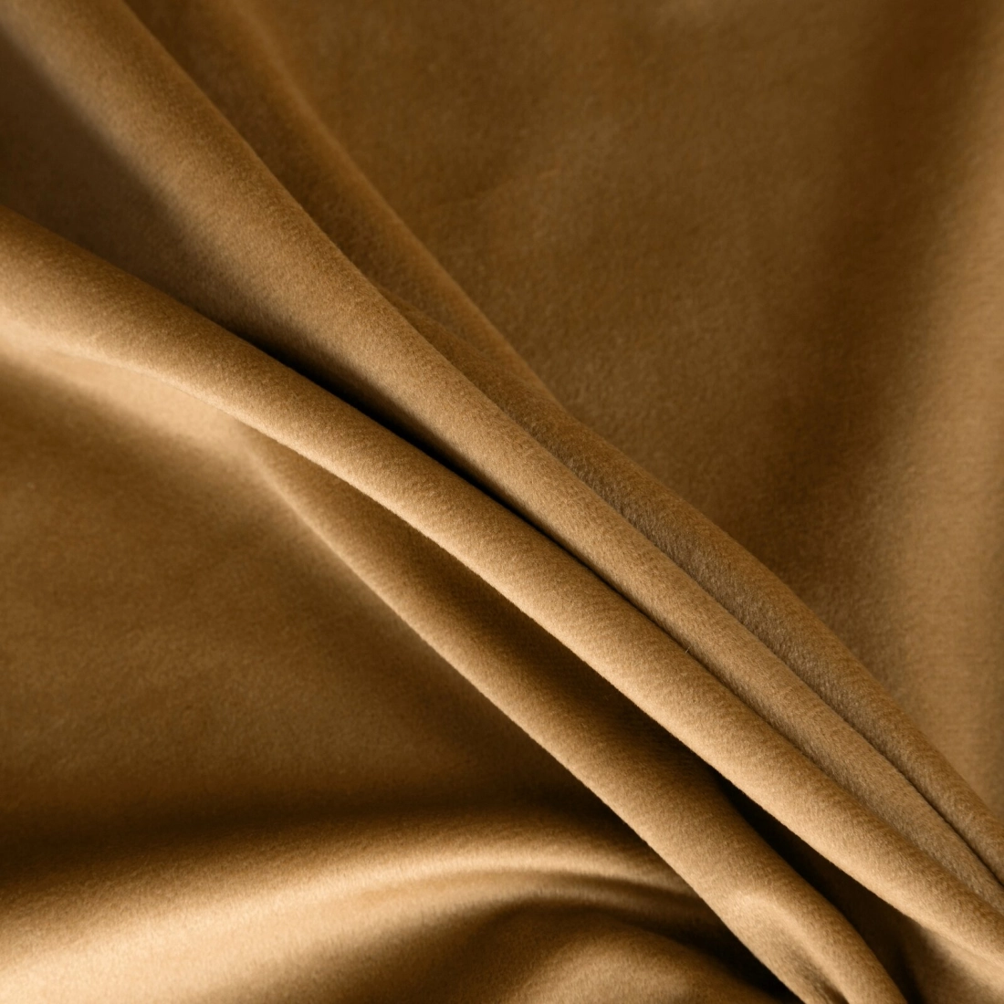 Záves 140x250 cm zamatový medový na kovové krúžky ROSA Design 91