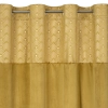 Záves 140x250 cm zamatový medový, šampanský na kovové krúžky ELEN
