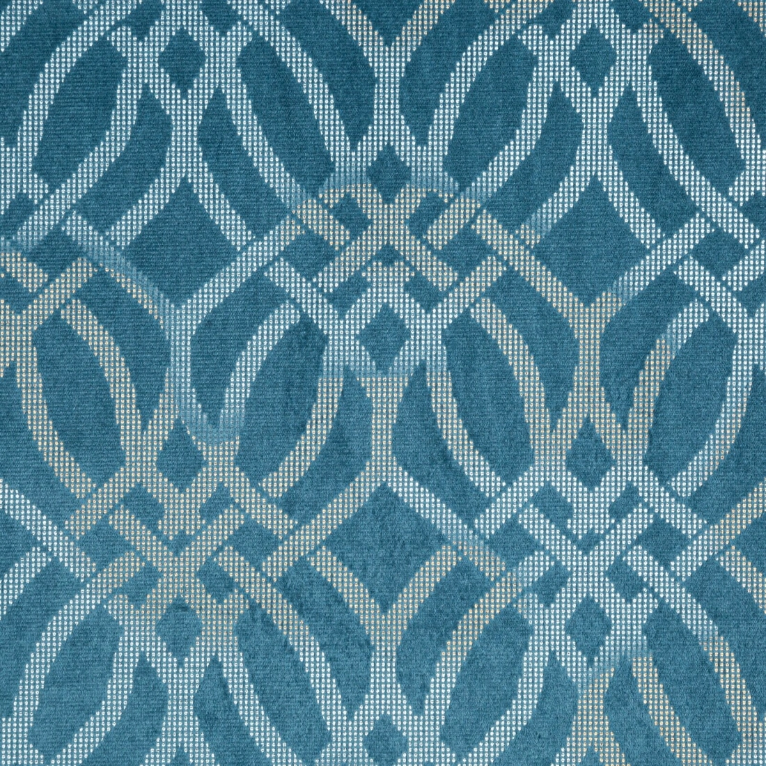 Záves 140x250 cm zamatový modrý na kovové krúžky ARETA