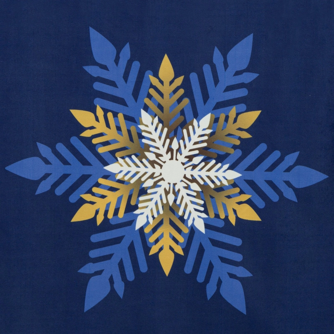 Záves 140x250 cm zamatový modrý zlatý na kovové krúžky CAROL