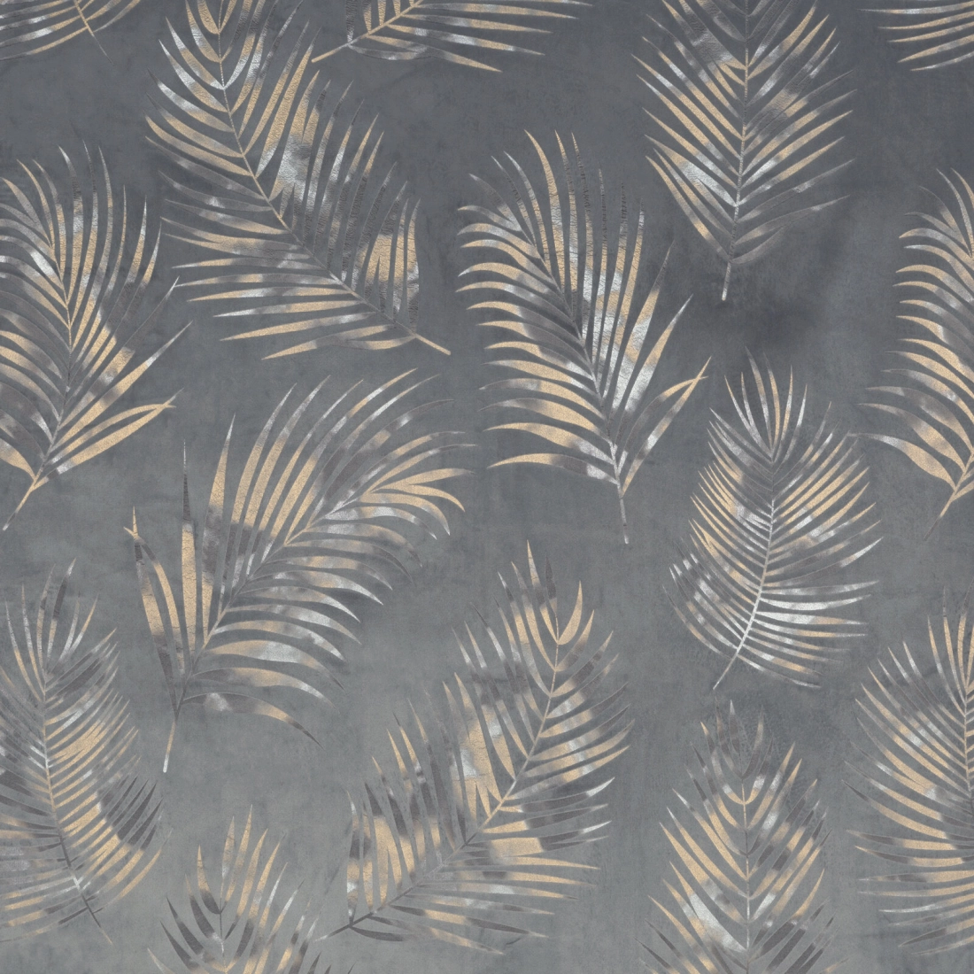 Sametový závěs 140x250 cm ocelový a šampaňský na kovových kroužcích GLORIA 2